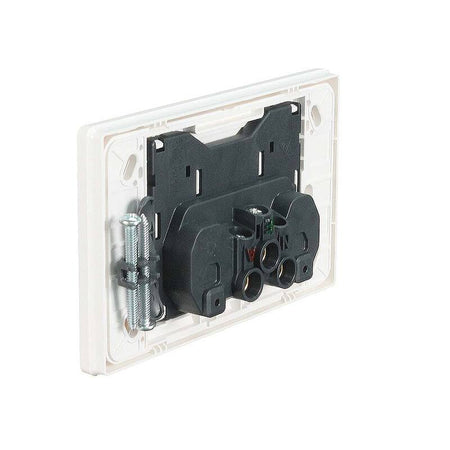 Legrand Excel Life 10A Double Power Point | Gloss White | ED777WE