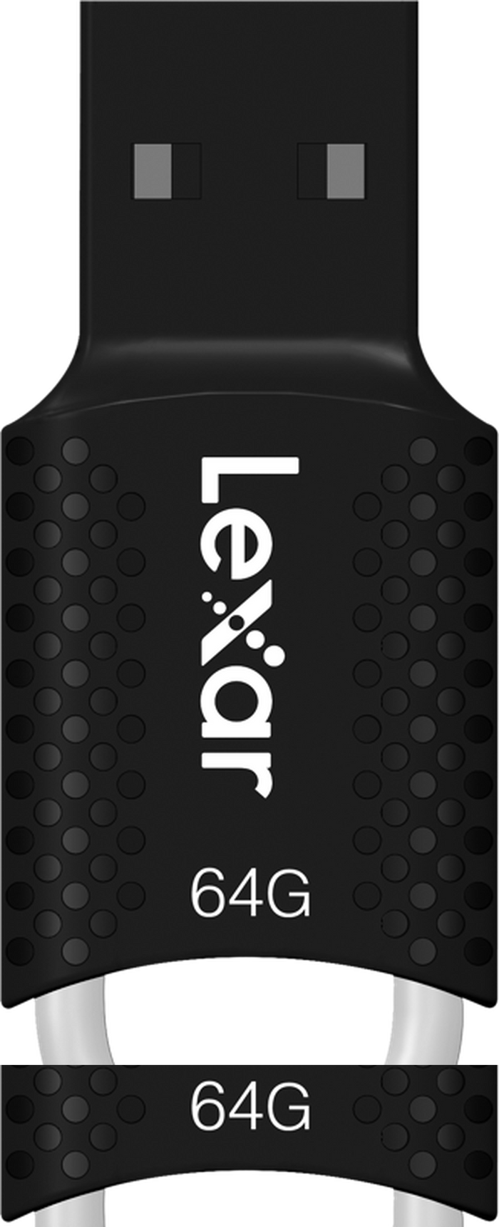 Lexar JumpDrive V40 64GB USB 2.0 Flash Drive | Black | LJDV40-64GAB