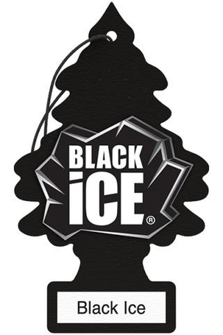 Little Trees Black Ice Hanging Air Freshener 2 Pack | Black | U2S-22055