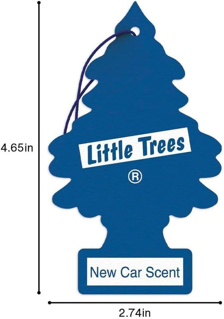 Little Trees New Car Scent Hanging Air Freshener 1 Pack | Blue | U1P-10189