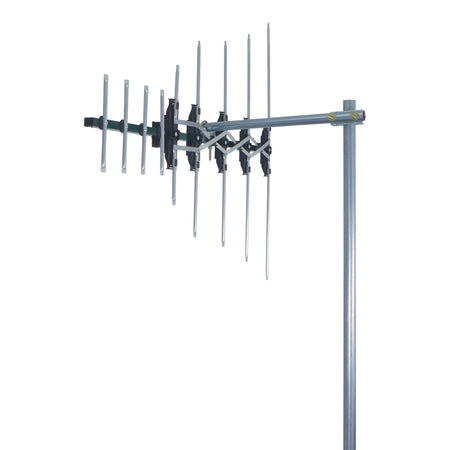 Matchmaster 9 Element VHF/UHF Log Periodic TV Antenna with 4G/5G Filter | Silver | 01MM-SA100
