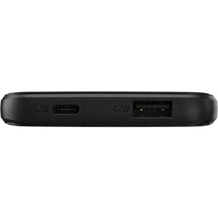 OtterBox 5,000mAh 12W USB-A & USB-C Power Bank | Nearly Night (Dark Grey) | 78-80641