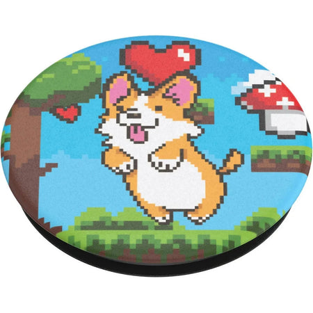 PopSockets CorgiBit PopGrip Phone Grip & Stand | Multicolour | 806250