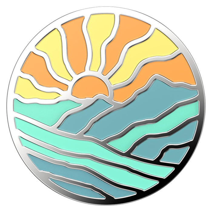 PopSockets PopGrip Enamel Mountain Rays | Multicolour | 806853