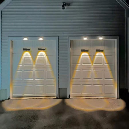 Sparky Stock RGB Solar LED Fence & Wall Lights IP44 2 Pack | Black / Multicolour | SS-SOLAR-FENCE-RGB-2PK