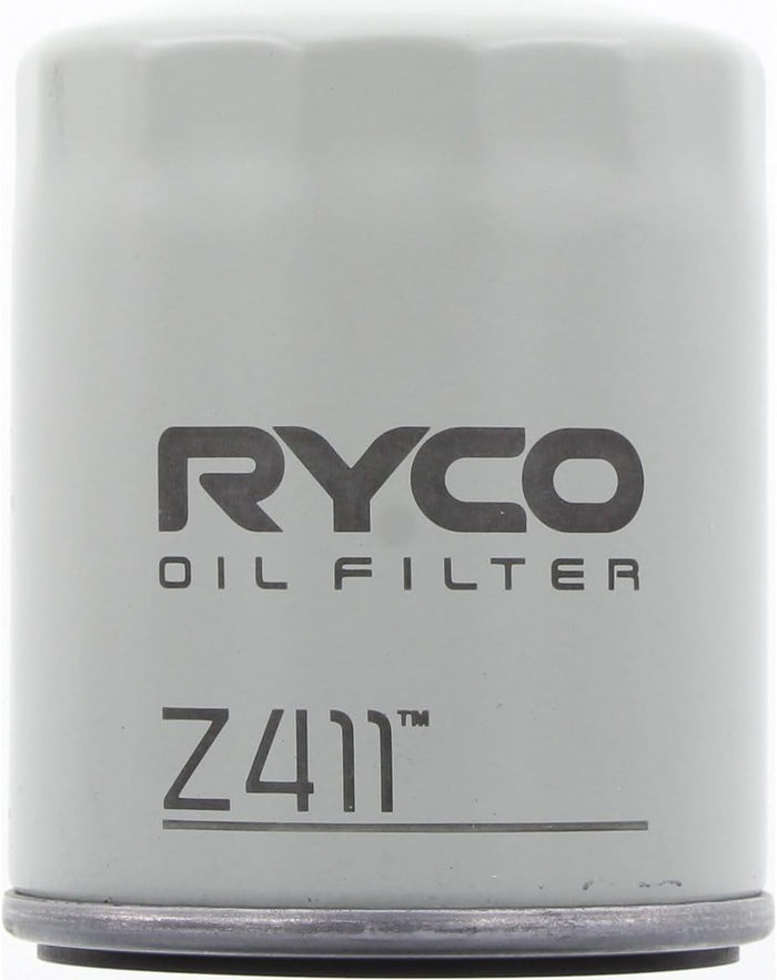 Ryco Spin-On Oil Filter | White | Z411