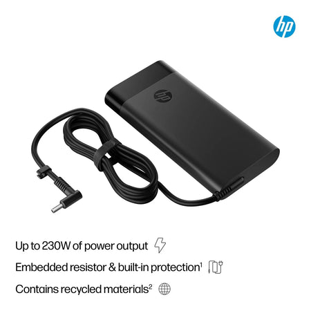 HP ZBook 200W Slim Smart 4.5mm AC Adapter | Black | 491C7AA