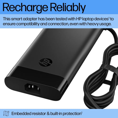 HP ZBook 200W Slim Smart 4.5mm AC Adapter | Black | 491C7AA