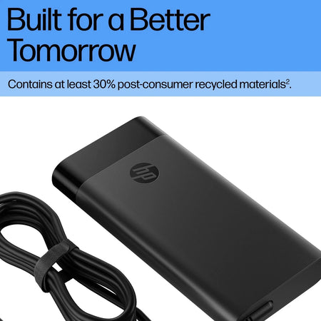 HP ZBook 200W Slim Smart 4.5mm AC Adapter | Black | 491C7AA
