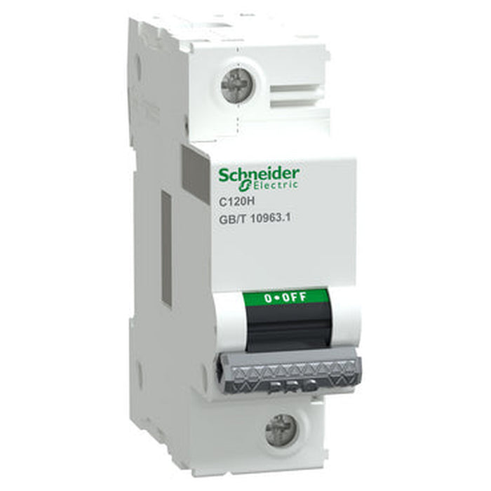 Schneider Electric A9 Pro C120H 1 Pole 63A C Curve 10kA Circuit Breaker | White | A95HC163