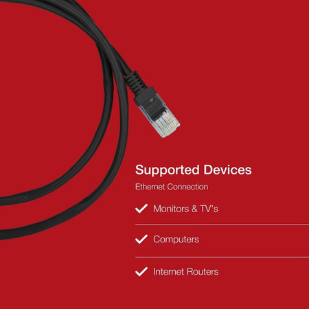Shintaro CAT6 Ethernet Patch Cable 0.5m | Black | SH-C6-BLA-500MM