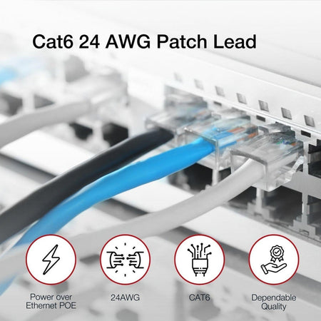 Shintaro CAT6 Ethernet Patch Cable 0.5m | Black | SH-C6-BLA-500MM