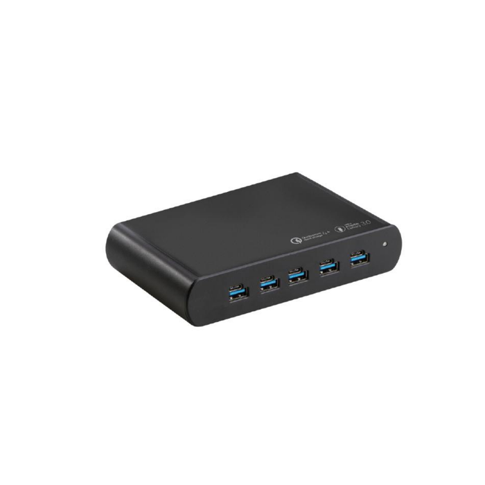 Shintaro 150W 5 Port GaN USB-C & USB-A Desktop Charger | Black | SH-MDUC5