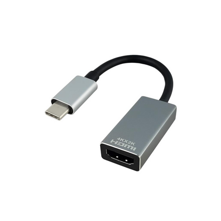 Shintaro USB-C to HDMI 4K adapter in silver and black