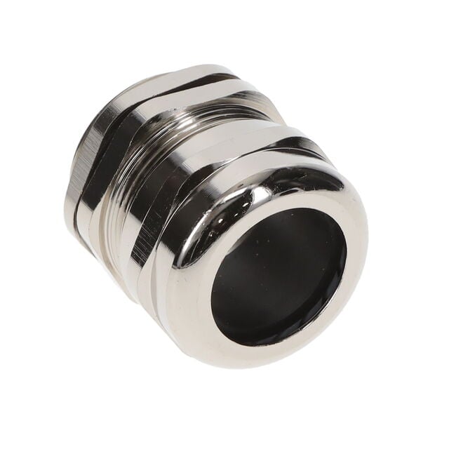 Sparky Stock M32 Nickel Plated Brass Cable Gland IP68 | Silver | SS-CG32-NPB