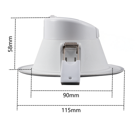 Sparky Stock 13W Tri-Colour Recessed LED Downlight 90mm Cutout | White | SS-DL90