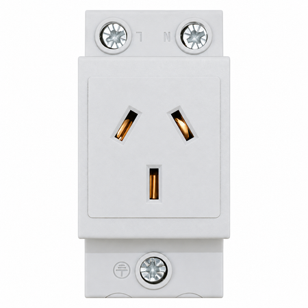 Sparky Stock 16A DIN Rail Socket | Light Grey | SS-DRS16A