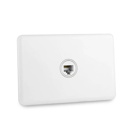 Sparky Stock RJ45 Ethernet Socket Wall Outlet | Injection White | SS-HT128