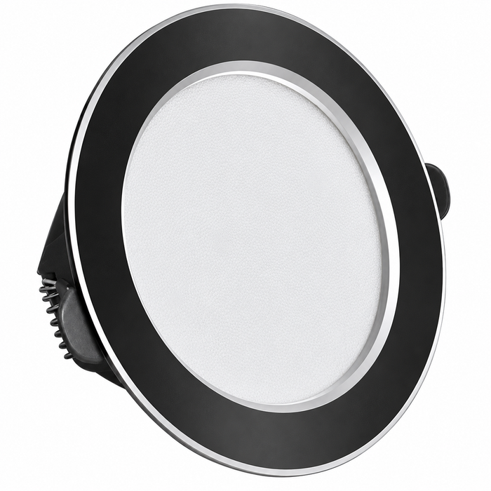 Sparky Stock Round Recessed LED Downlight 400lm | Black | SS-TP033-BK