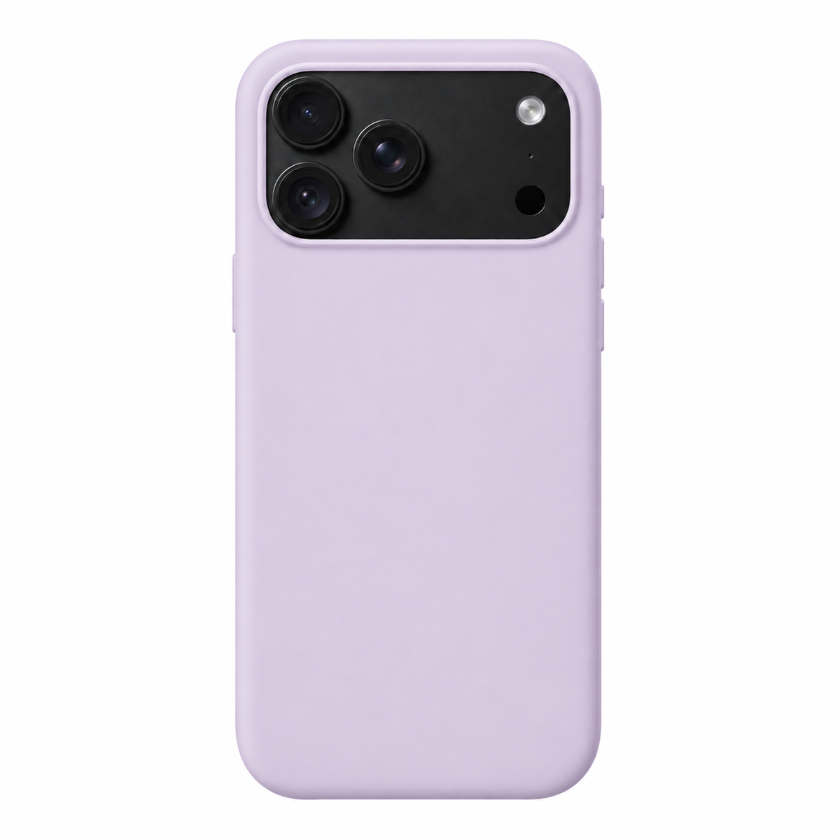 Sparky Stock Purple soft-touch case for iPhone 18 Pro Max — digitally prepared rear-view product visualisation