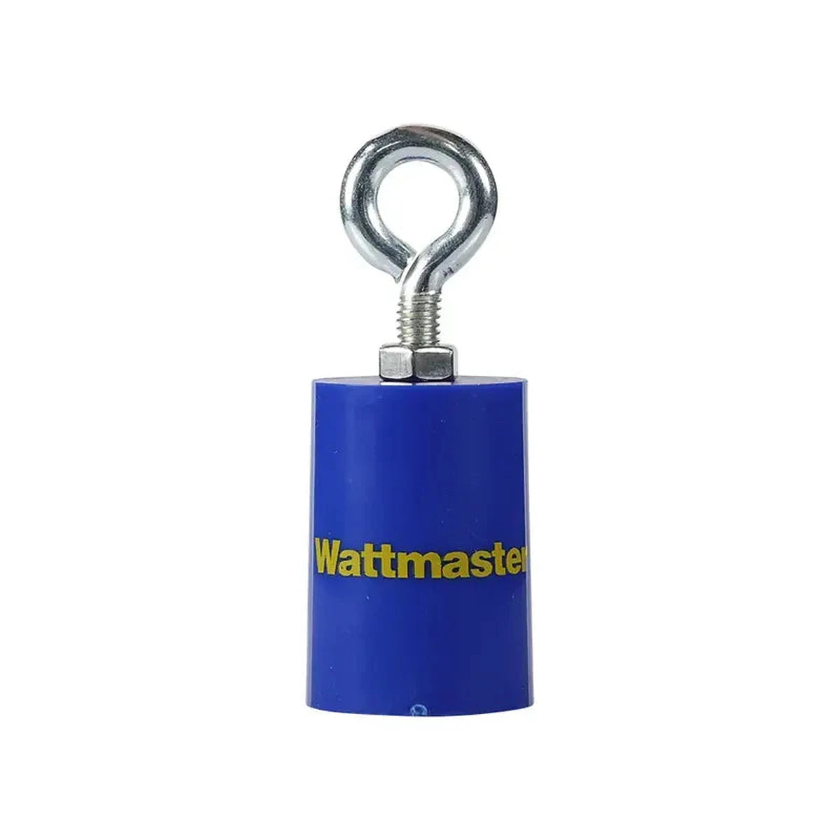 Wattmaster WATXMAG1 Extreme Magnet in blue with eye bolt handle, front view